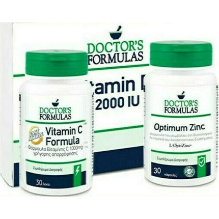 Vitamina C, Doctor's Formulas, Acțiune Rapidă, Zinc, Vitamina D3