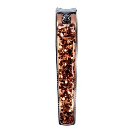 Top Choice Mode Design GLOSSY Nail Clipper, roz auriu