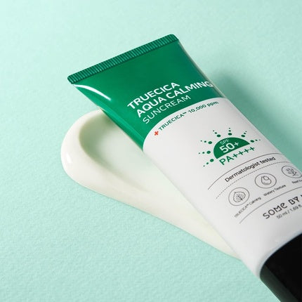 Cremă Solară, Some By Mi, Truecica, 50g, Alb-Verde