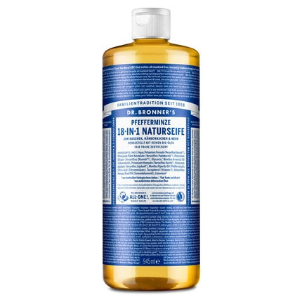 Săpun lichid Dr. Bronner's Natural Peppermint 945ml