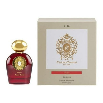 Tiziana Terenzi Borelli Extrait de Parfum, parfum de lux, sticlă roșie cu capac auriu