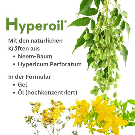 Hyperoil Gel Multifunctional Self-Sustaining Wound Remedy, 30ml, Verde