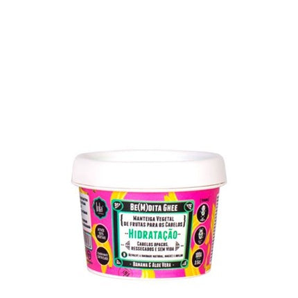 Mască de păr, Lola Cosmetics, Lola Bemdita Ghee Mask Hydration Banana și Aloe Vera, 100g