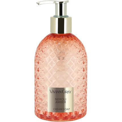 Vivian Gray Neroli Amber Cream Soap, 362 g, sticlă texturată