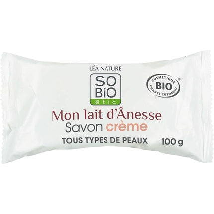 Săpun cremos So'bio Etic Mon Lait D'Anesse cu lapte de măgăriță, 100 g
