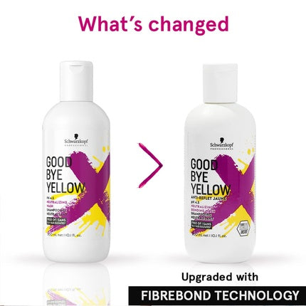 Șampon Schwarzkopf GoodBye Yellow, alb, 300ml