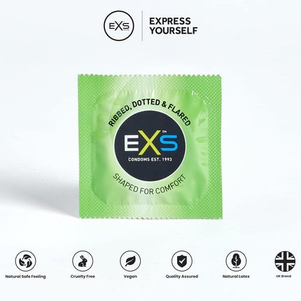 Prezervative Exs Sensation Bundle, 24 bucăți, diverse