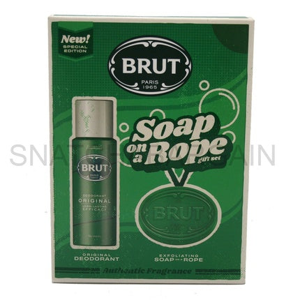 Set cadou săpunărie și deodorant Brut bărbați, special