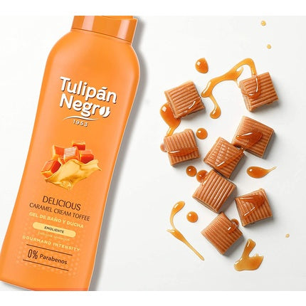 Gel de duș, Tulipan, Caramel, 650ml portocaliu