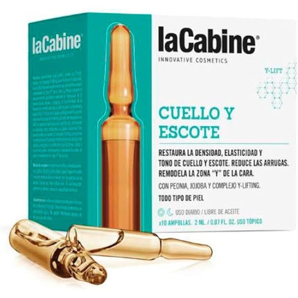 Set fiole tratament La Cabine, pentru gât și decolteu, 10 x 2ml