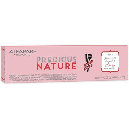 Vopsea permanentă pentru păr, Alfaparf Milano, Precious Nature 4.66, 60 ml
