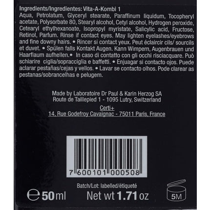 Cremă facială, Karin Herzog, Vita-a-Kombi 1, negru/auriu