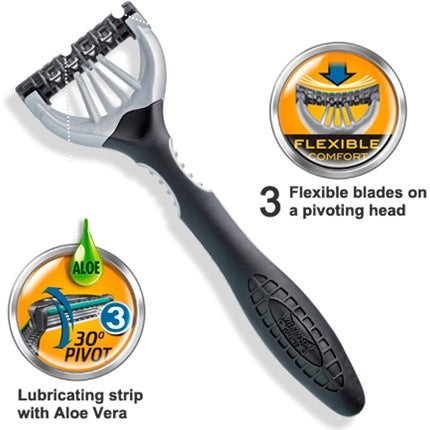 Aparat ras, Wilkinson Sword, Xtreme 3, negru, set 10 buc