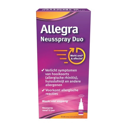 Spray nazal Allegra Duo, 15 ml, violet