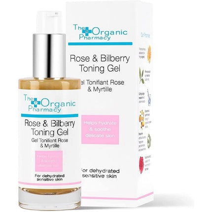 Gel Tonifiant, The Organic Pharmacy, Rose și Bilberry, 50ml