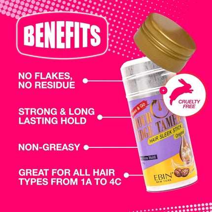 Ceară de păr, Ebin New York, Sleek Stick, cocos 2.7 oz