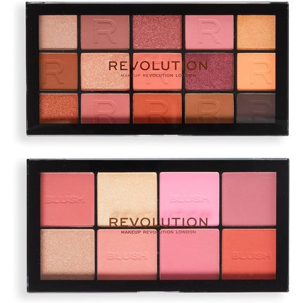 Set machiaj, Makeup Revolution, Pink Moments, 2 palete