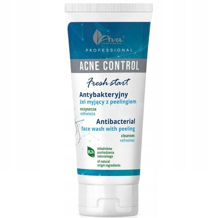 Gel de curățare față AvA Laboratorium Acne Control, Antibacterian cu peeling, 200ml