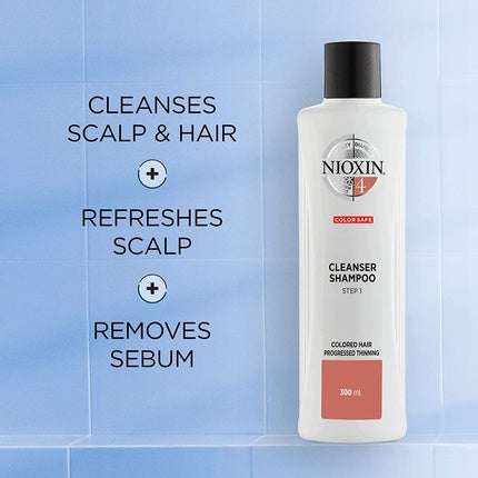 Șampon Nioxin System 4, păr subțire, 300 ml