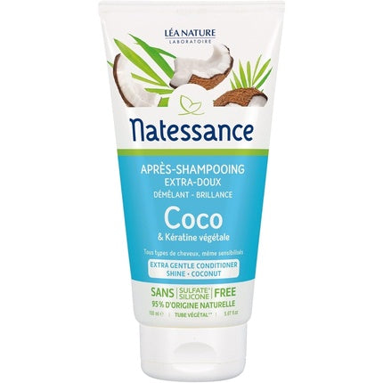 Condiționator Natessance cu ulei de cocos, 150ml