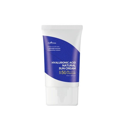 Cremă solară Isntree cu acid hialuronic SPF50, albastru