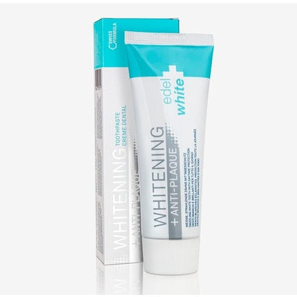 Pastă de dinți Edel White Anti-Plaque + Whitening, 75ml