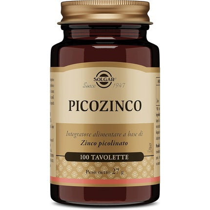 Tablete Solgar PicoZinc - Zinc pentru sistemul imunitar