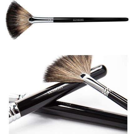 Pensulă evantai, Tb Tools For Beauty, Lussoni Pro 600, negru