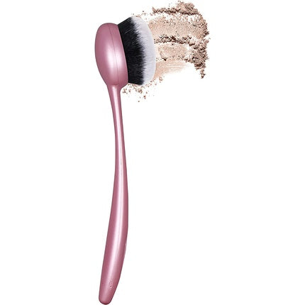 Perie conturare Real Techniques, model Spoon, roz metalizat, cap curbat
