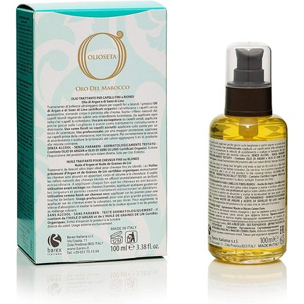 Tratament păr, Oro Del Marocco, pentru păr fin sau blond, 100ml