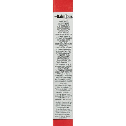 Luciu de Buze, Thebalm, Jour Ni Hao, roșu