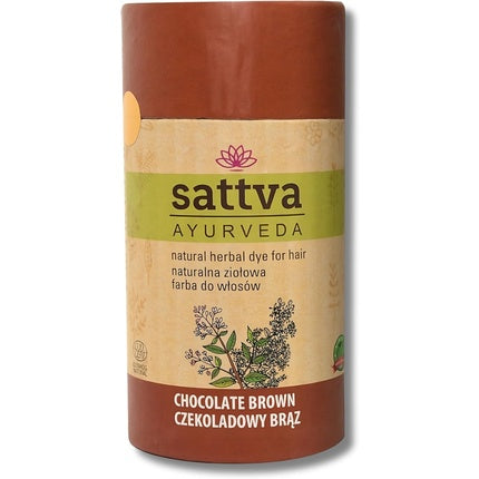 Vopsea Păr Sattva Ayurveda, Henna, Maro Ciocolatiu