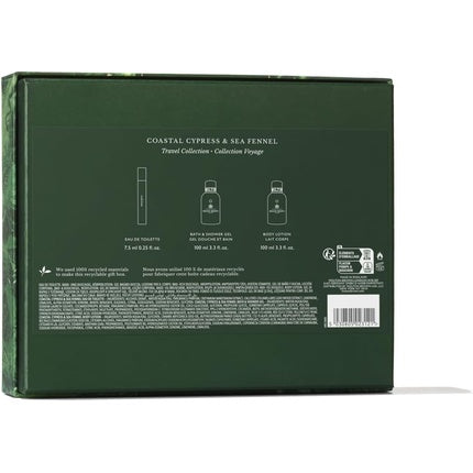 Set îngrijire corp Molton Brown Coastal Cypress & Sea Fennel, verde