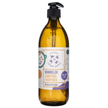 Săpun lichid, Cztery Szpaki, Bombelek, lavandă, 500ml