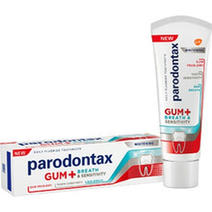 Pastă de dinți Parodontax GUM+ Breath & Sensitivity Whitening, 309 g
