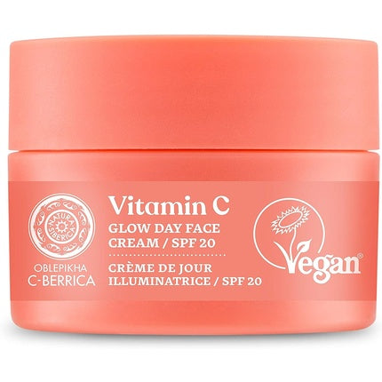 Cremă de zi, Natura Siberica, C-BERRICA Glow, 100g