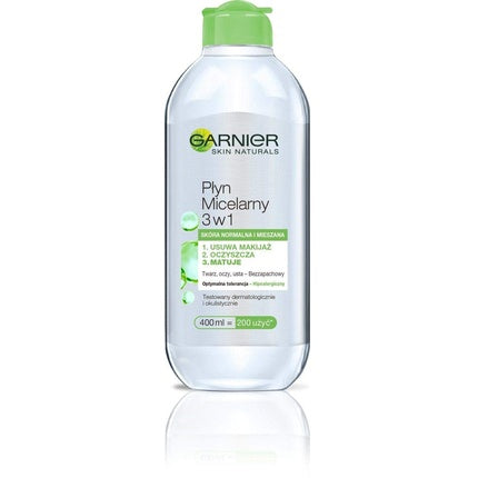 Apa micelară 3in1, Garnier Skin Naturals, ten normal și mixt, 400ml