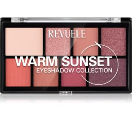 Paletă farduri pentru ochi Revuele Warm Sunset, 15 grame