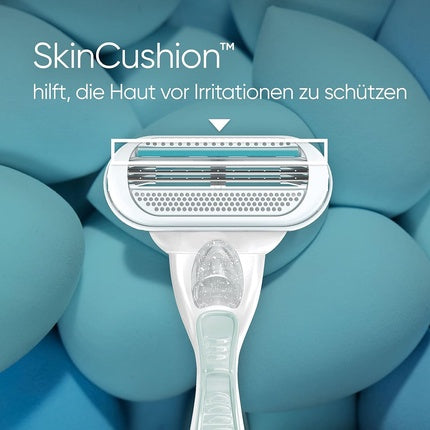 Rasoră Venus Swirl, Gillette, cu 2 rezerve, design ergonomic, culoare roz