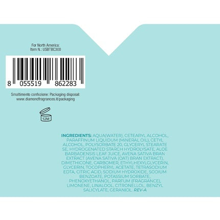 Cremă de corp, Diamond International Bellagio, turcoaz, 300ml