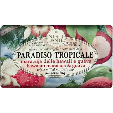 Săpun solid, Nesti Dante, Paradiso, maracuja hawaiiană și guava, 250g