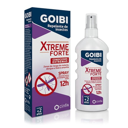 Spray Repelent Insecte Goibi Xtreme Forte, 200ml, Alb/Violet