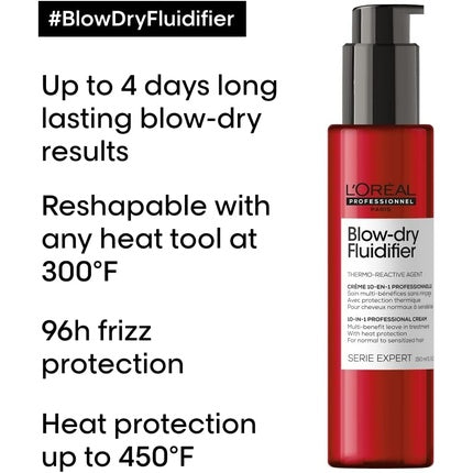 Crema pentru coafat, L'Oréal Professionnel Fluidifier Blow Dry, 150ml