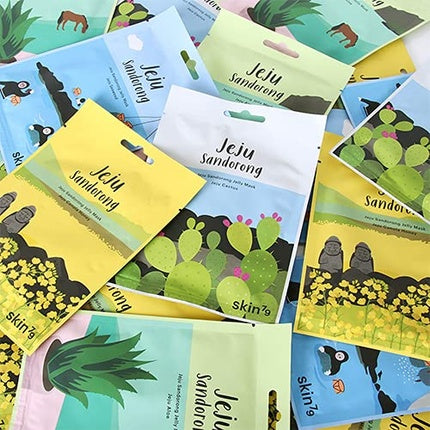Mască Față Tip Gel cu Miere, Skin79, Jeju Canola Honey Gel Sheet Mask, 33ml