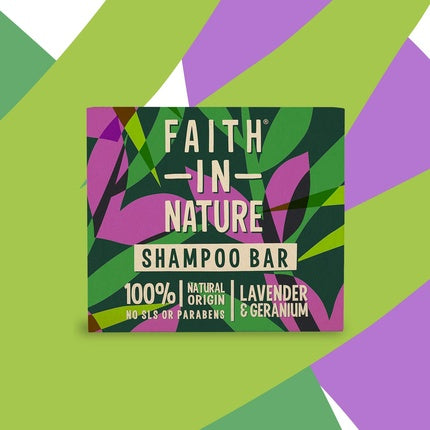 Șampon solid, Faith In Nature, 85g, lavandă și mușcată