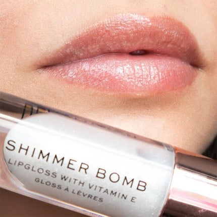 Gloss de Buze, Makeup Revolution, Shimmer Bomb, roz pal
