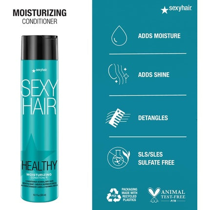 Condiționer Hidratare Sexy Hair Healthy Sexy, 300ml, Verde Turcoaz