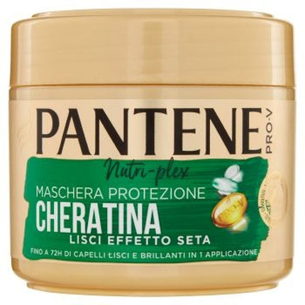 Masca de păr Pantene Nutri-plex Keratin Protection Smooth Silk Effect, 300 ml