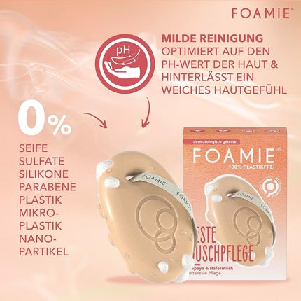 Gel de duș solid, Foamie, masaj, portocaliu