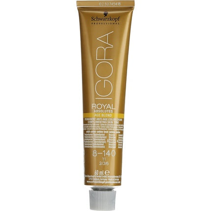Vopsea de păr, Schwarzkopf, Igora Royal Absolutes, 8-140